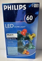 Philips 60 Bulbs LED Dome Lights Multi Color Indoor Outdoor Christmas Li... - £14.72 GBP