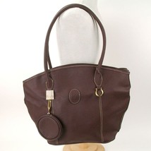 Paul Sebastian PS Designs Handbag Zippered Weekend Travel Bag Tote Brown Large - £19.54 GBP
