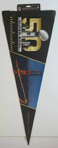 Super Bowl 50 12&quot;x 30&quot; Premium Pennant Decor Golden Gate Bridge - £10.29 GBP