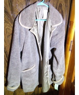 Women&#39;s Berber Fleece and Rain all in one  Size: 2XL Taupe/Brown Jacket  - $19.90