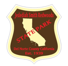 7&quot; jebediah smith redwoods california state park bumper sticker decal usa made - £22.37 GBP