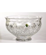 -Waterford Killarney fine Irish crystal 1-bowl 10&quot;diameter 6&quot;tall new ha... - €309,43 EUR
