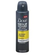 Dove Men+Care Dry Spray Sportcare Antiperspirant, Active Fresh, 3.8 Oz. - £11.95 GBP