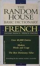 The Random House Basic Dictionary French/English / 40,000+ entries, Mode... - $1.13