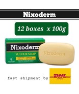 NIXODERM Sulfur Soap For Relieve Common Skin Problems 12 boxes x (100g)-DHL - $162.34 CAD