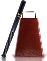 Epic Creations Cow Bell With Handle-7 Inch Cow Bell Noise Maker, Cowbell... - £35.10 GBP