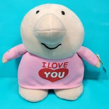 Ziggy I Love You Valentine Heart Pink Stuffed Plush Doll American Greeti... - £21.24 GBP