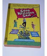 Good Neighbor Sam Movie Paperback Book By Jack Finney Vintage 1964 1st P... - €8,57 EUR
