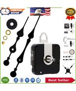 DIY Clock Movement Replacement with Long Shaft &amp; Spade Hands for Custom ... - $385.67 MXN