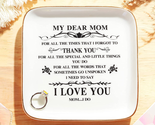 Mother&#39;s Day Gifts for Mom, Birthday Gifts from Daughter, Ceramic Mom Ri... - $20.88