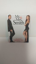 Mr. And Mrs. Smith Promotional On DVD Pin Back &quot;Mrs. &amp; Mr.&quot; 3x2 Inches - $2.15