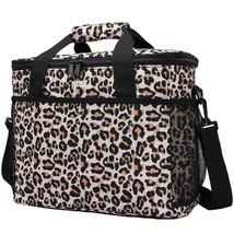 18L Large Soft Cooler Insulated Picnic Bag For Grocery, Camping, Car, Leopard - $50.99