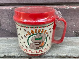 Vtg Sinclair Gasoline Hot Spring 12 Oz Thermo Plastic Coffee Cup Nos Sealed #3 - £22.11 GBP