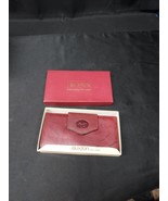 New Old Stock Buxton Womens Clutch Wallet Soft Leather Red Burgundy Wine... - €16,65 EUR
