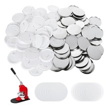100 Sets 58Mm/2.25 Inch Button Parts For Badge &amp; Button Making Machine, ... - £32.18 GBP