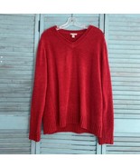 White Stag Knit Pullover Sweater ~ Sz XL 16-18 ~ Long Sleeve ~ Red - £18.62 GBP