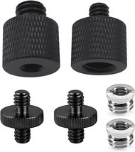 Threaded Tripod Screw Adapter Double Head Stud Standard Mounting Thread ... - $14.99