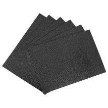 uxcell Black Glitter EVA Foam Sheets 11 x 8 Inch 2mm Thick for Crafts DI... - £11.98 GBP