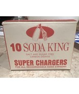 Vintage Sealed - Soda King Super Chargers for Soda Syphons CO2 - Box of 10 - $12.38