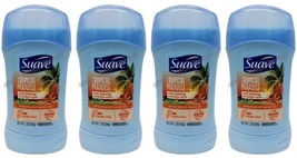 4x Suave Antiperspirant Deodorant 24Hr Odor Protection TROPICAL PARADISE 1.2ozEa - £15.78 GBP