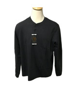 Copper &amp; Oak Mens Long Sleeve Shirt 3 Button Pullover Graphite Gray M 2X... - £14.97 GBP