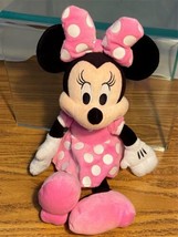 Disney Singing Pink Minnie Mouse Sings Talks Plush Happy Helpers Works Great - £11.76 GBP