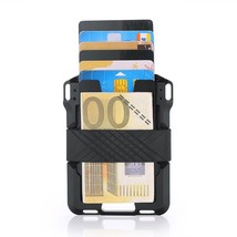     Bae Card Holder Men Wallets Slim Thin Mini Wallet Male Smart Minimalist Wall - £31.47 GBP