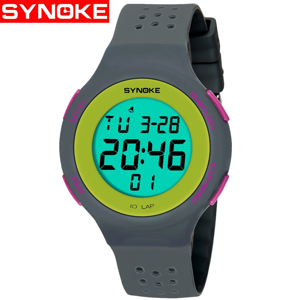 SYNOKE Ultrathin Watch Unisex Digital  Girls Boys  Alarm  Student Clock Casual   - $72.05