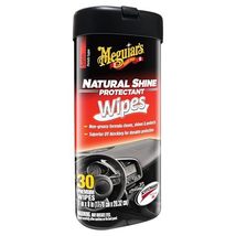 Meguiar&#39;s Natural Shine Protectant Wipes - 30 Full Size Car Care Wipes C... - $28.45 CAD
