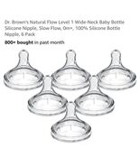 Dr Browns Preemie Flow Nipple Wide Neck Anti Colic Baby Bottle 6 Count om+ - $143.08 MXN