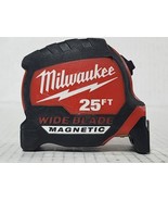 Milwaukee 25&#39; Magnetic Tape Measure with Hook and Finger Stop (48-22-7125) - £16.70 GBP