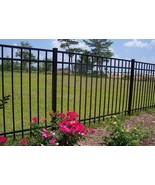 BLACK ALUMINUM  FENCE 54 inch x 6ft ASSEMBLED PANEL Pool Code “Read Details.” - $93.50