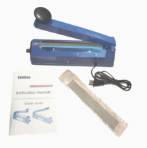 KONMEE 8&quot; Heat Sealing Machine Mylar Cereal Plastics Bags w/ 1-Repair Kit Blue - $27.50