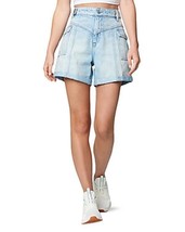The Perry Womens High Waist Jean Denim Shorts, Size 24 - £36.69 GBP