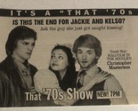 That 70’s Show Tv Guide Print Ad Ashton Kutcher Christopher Masterson Tpa16 - $5.93