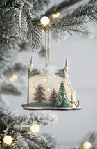 Decorative Cardboard Lited Tent Ornaments Set 6 - Christmas Decor - $86.99