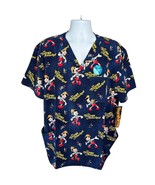 Disney Pinocchio Scrub Top No Strings Attached Print Recycled XL - $40.92 CAD