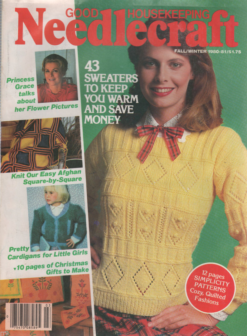 Good Housekeeping NEEDLECRAFT Magazine Fall/Winter 1980-81 - $1.75