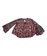 Jessica Simpson Women’s Blouse – Size M – Pink &amp; Black – NWT - $16.44 CAD