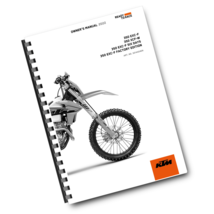 KTM 2022 - 350 EXC-F XCF-W SIX DAYS FACTORY EDITION - OWNERS MANUAL - $49.00