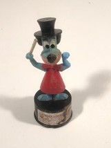 Kohner Huckleberry Hound Cartoon Show Push Button Puppet Toy 1960s Hanna... - $37.66