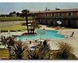Piscina Divine Giardini Pensione Motel Turlock California Ca Unp Cromo C... - £4.79 GBP