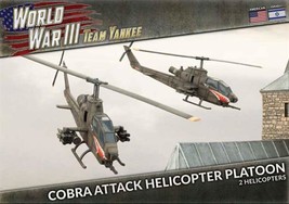 Cobra Attack Helicopter Platoon American WWIII Team Yankee - £41.66 GBP