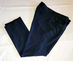 Greg Norman Golf Pants Navy Blue 5-Pocket Mens Size 34 x 30 Stretch Polyester - £17.31 GBP