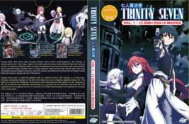 Anime Trinity Seven VOL.1-12 End + 1 Ova + 2 Movie Dvd English Dubbed - £43.86 GBP