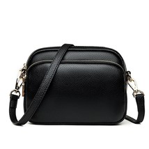 High Quality Genuine Leather Women Crossbody Bags Solid Real Cow Leather Messeng - £45.73 GBP