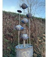 Swimming Fish – Iron Sculpture. 47x47x82cm - 5.1Kg - $6,888.31 MXN