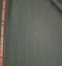 Super 120'S English Wool Suit Fabric 5 Yards top quality wool Suit black stripe - $69.19