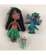 Disney Lilo &amp; Stitch Movie Animators Collection Mini Doll Glitter Figure... - $24.70