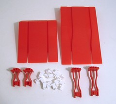 Carrera Go Mario Kart Ramps, Risers, Track Clips Parts Lot - $7.95